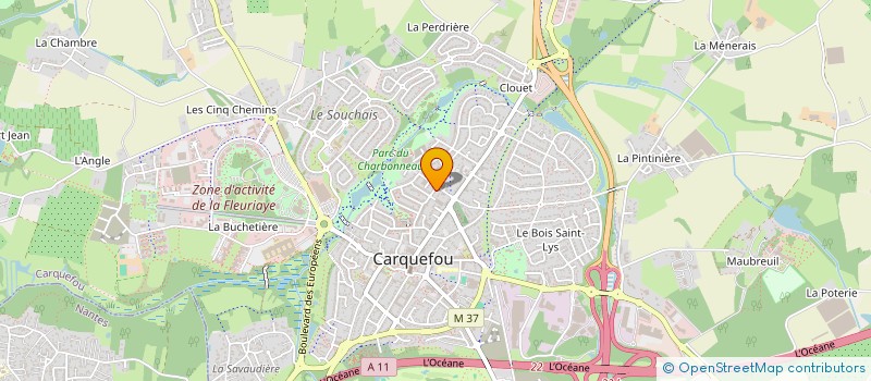 localisation de l'entreprise MONSIEUR AHMED LAHRACH  CARQUEFOU