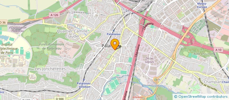 localisation de l'entreprise MONSIEUR AHMED LAHYANE à PALAISEAU