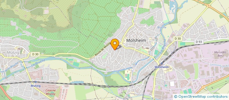 localisation de l'entreprise MONSIEUR AHMED LAKSIR  MOLSHEIM