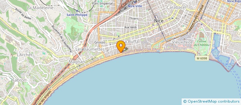 localisation de l'entreprise MONSIEUR AHMED LALOUI à NICE