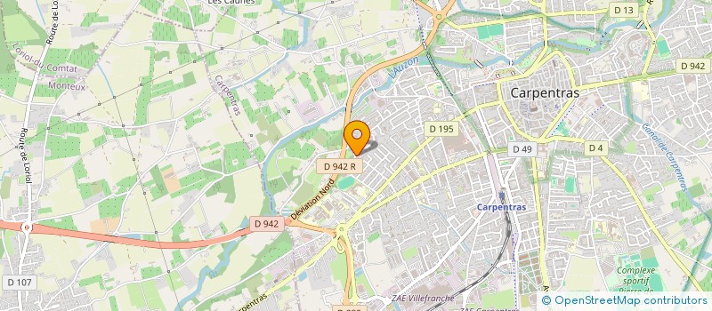 localisation de l'entreprise MONSIEUR AHMED LAMRABTI à CARPENTRAS