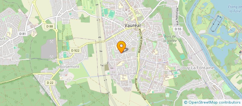 localisation de l'entreprise MONSIEUR AHMED LAOUKILI  VAUREAL