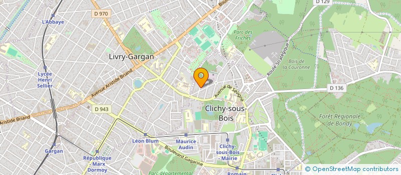 localisation de l'entreprise MONSIEUR AHMED LARBI à CLICHY-SOUS-BOIS