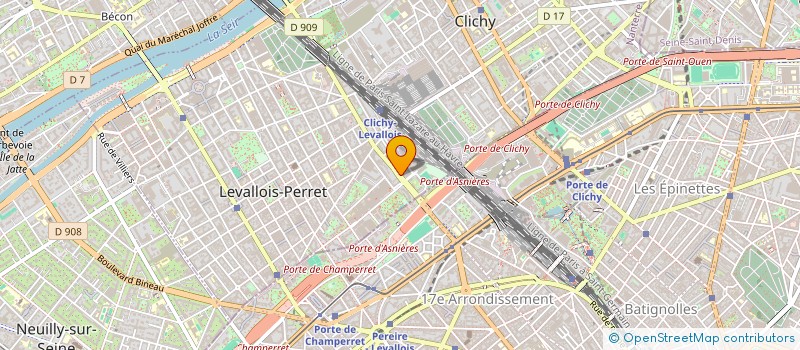 localisation de l'entreprise MONSIEUR AHMED LARHOUALI à LEVALLOIS-PERRET
