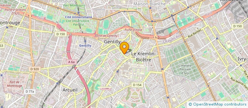 localisation de l'entreprise MONSIEUR AHMED LASLAH  GENTILLY