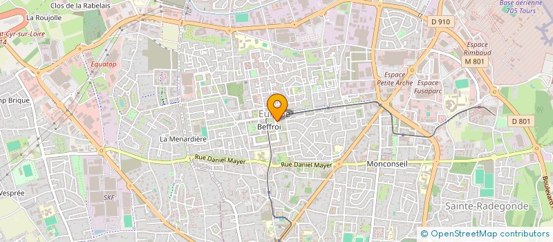 localisation de l'entreprise MONSIEUR AHMED LASMER  TOURS