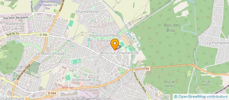 localisation de l'entreprise MONSIEUR AHMED LATRECH  BROU-SUR-CHANTEREINE