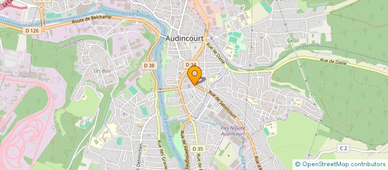 localisation de l'entreprise MONSIEUR AHMED LEBIED à AUDINCOURT