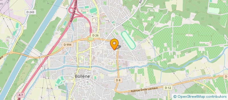 localisation de l'entreprise MONSIEUR AHMED LHAFI  BOLLENE