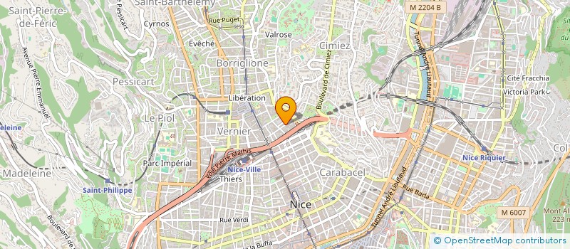 localisation de l'entreprise MONSIEUR AHMED LOGHMARI à NICE