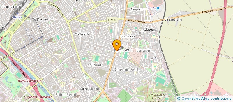 localisation de l'entreprise MONSIEUR AHMED LOUKARFI  REIMS