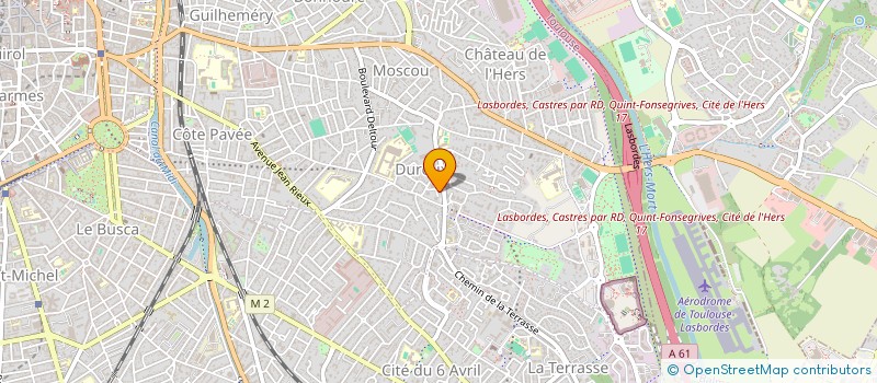 localisation de l'entreprise MONSIEUR AHMED LRHZIEL  TOULOUSE