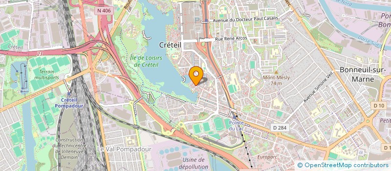 localisation de l'entreprise MONSIEUR AHMED MAAFA  CRETEIL