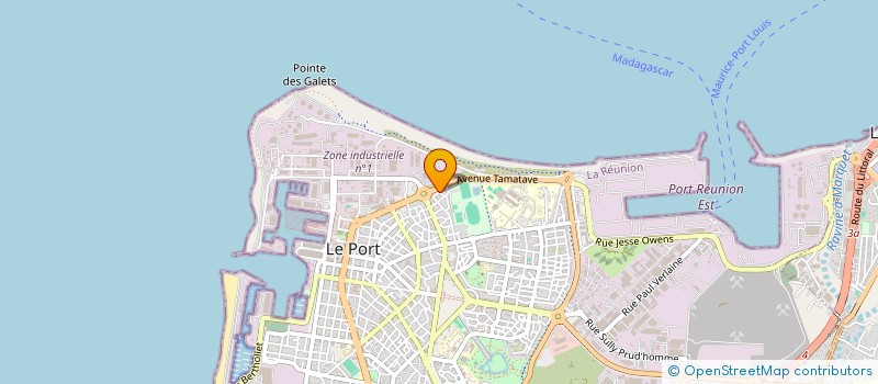 localisation de l'entreprise MONSIEUR AHMED MAANFOU à LE PORT