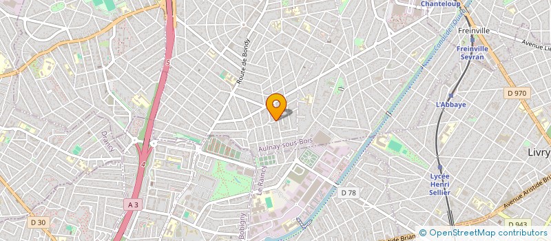 localisation de l'entreprise MONSIEUR AHMED MAAZI à AULNAY-SOUS-BOIS