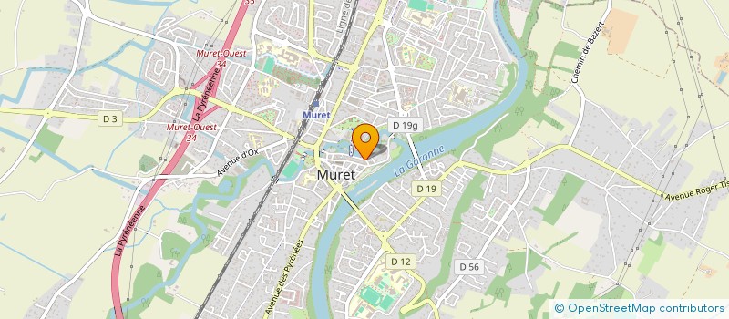 localisation de l'entreprise MONSIEUR AHMED MACHHOUR  MURET