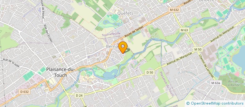 localisation de l'entreprise MONSIEUR AHMED MACHINE  PLAISANCE-DU-TOUCH