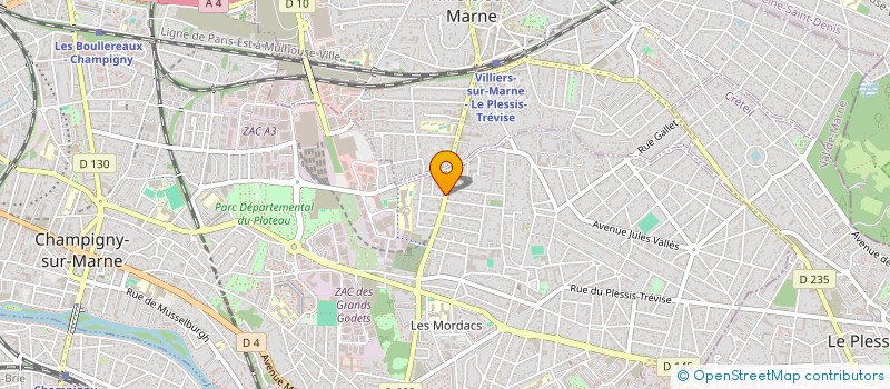 localisation de l'entreprise MONSIEUR AHMED MACHKOUR à CHAMPIGNY-SUR-MARNE