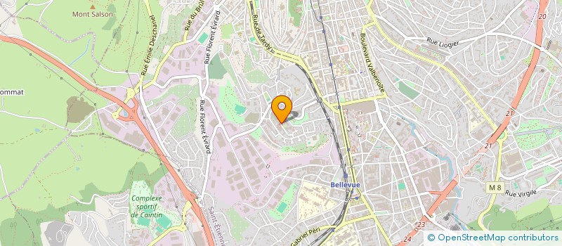 localisation de l'entreprise MONSIEUR AHMED MAHADJOUBI  SAINT-ETIENNE