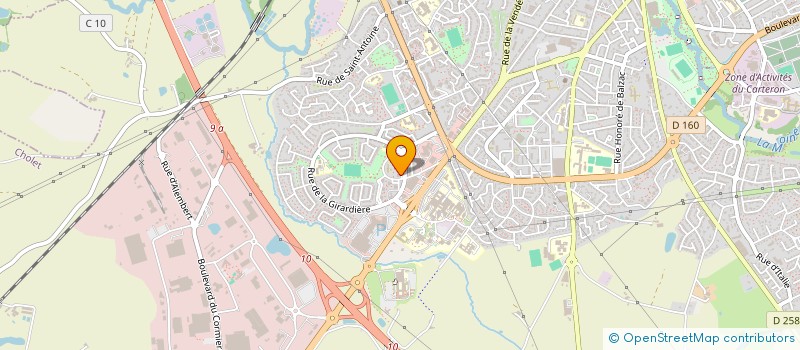 localisation de l'entreprise MONSIEUR AHMED MAHJOUB MOHAMED à CHOLET