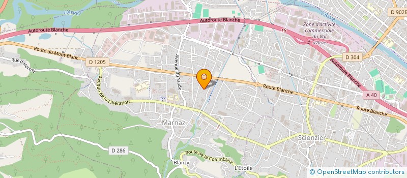 localisation de l'entreprise MONSIEUR AHMED MAHJOUBI  MARNAZ