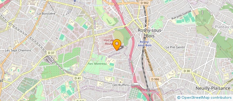 localisation de l'entreprise MONSIEUR AHMED MAHLOUS  MONTREUIL