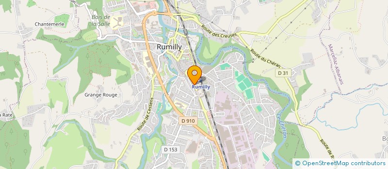 localisation de l'entreprise MONSIEUR AHMED MALLAM  RUMILLY