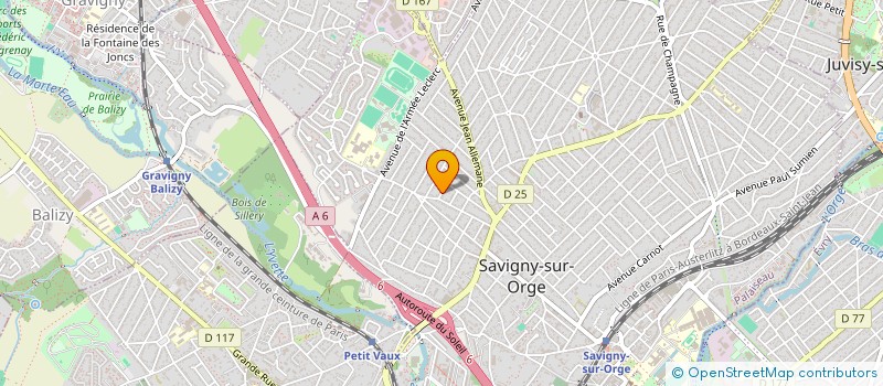localisation de l'entreprise MONSIEUR AHMED MAMDOUH ABDEL MAKSOUD à SAVIGNY-SUR-ORGE