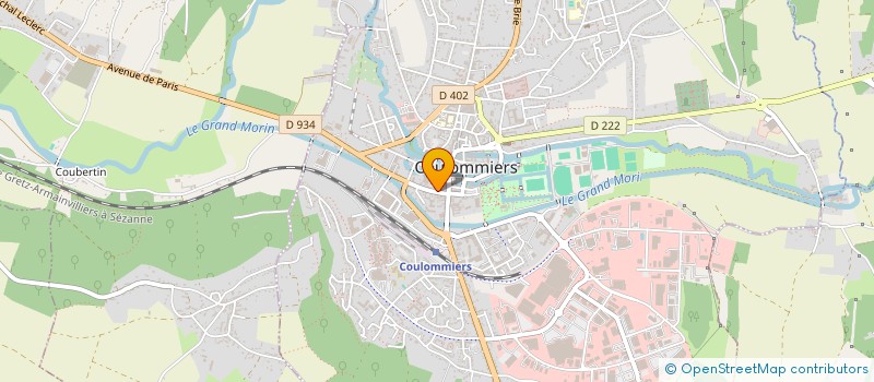 localisation de l'entreprise MONSIEUR AHMED MANAA  COULOMMIERS