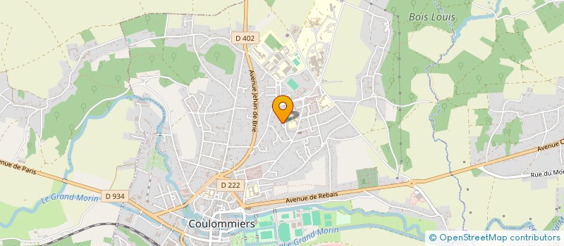 localisation de l'entreprise MONSIEUR AHMED MANAA à COULOMMIERS
