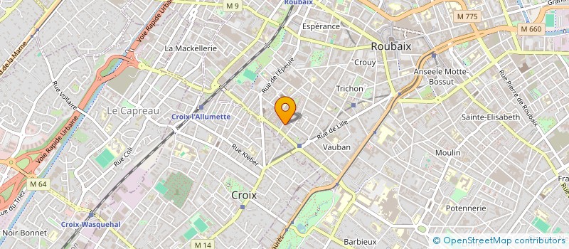 localisation de l'entreprise MONSIEUR AHMED MANAF  ROUBAIX