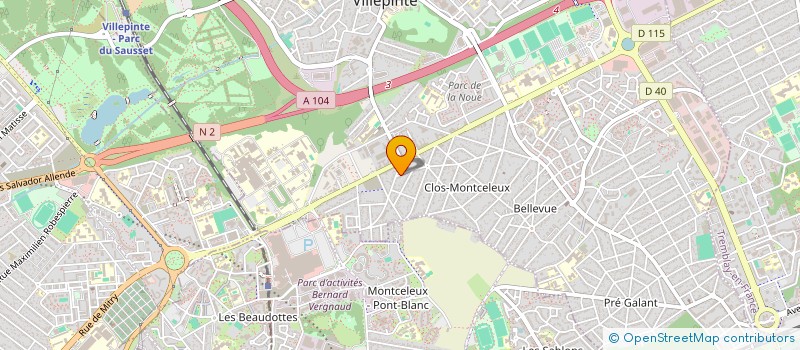 localisation de l'entreprise MONSIEUR AHMED MANI à VILLEPINTE