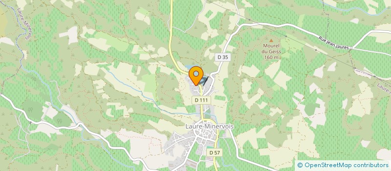 localisation de l'entreprise MONSIEUR AHMED MANSOURI  LAURE-MINERVOIS