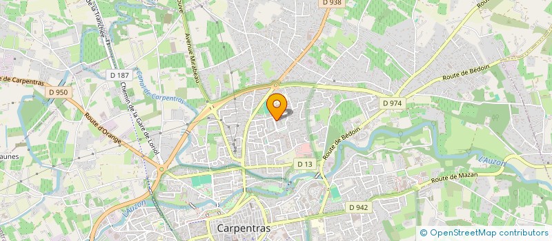 localisation de l'entreprise MONSIEUR AHMED MATAICH à CARPENTRAS