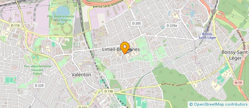 localisation de l'entreprise MONSIEUR AHMED MD SHAMIM  LIMEIL BREVANNES