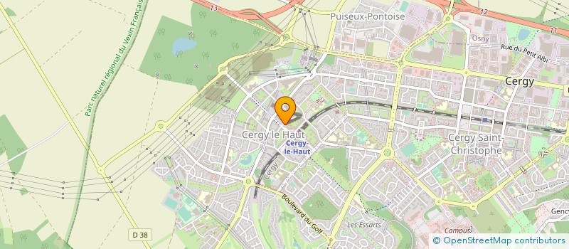 localisation de l'entreprise MONSIEUR AHMED MEBARKI  CERGY