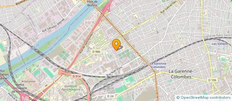 localisation de l'entreprise MONSIEUR AHMED MEHIDI  COLOMBES
