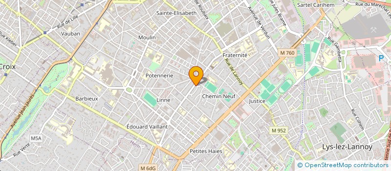 localisation de l'entreprise MONSIEUR AHMED MEJRI  ROUBAIX