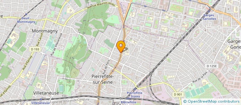 localisation de l'entreprise MONSIEUR AHMED MELOUHA à PIERREFITTE-SUR-SEINE