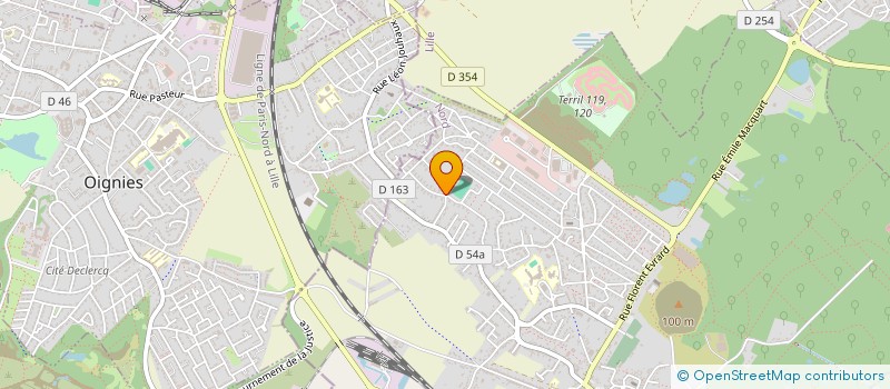 localisation de l'entreprise MONSIEUR AHMED MENAD  OSTRICOURT