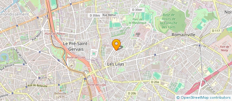 localisation de l'entreprise MONSIEUR AHMED MERSALI à LES LILAS