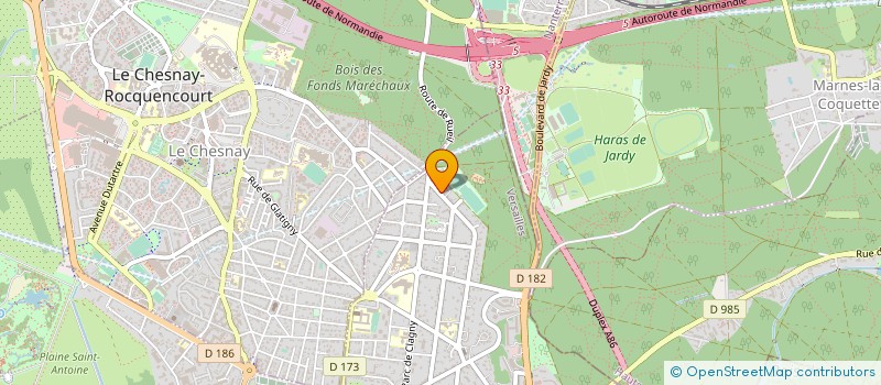 localisation de l'entreprise MONSIEUR AHMED MERZOUG-BENSELLOUA à VERSAILLES