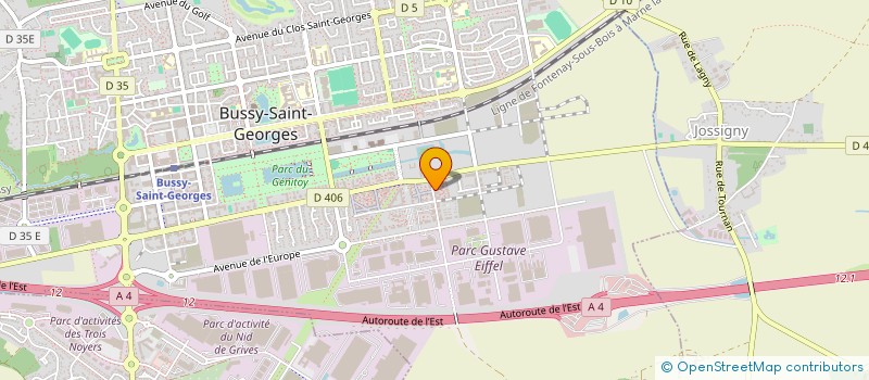 localisation de l'entreprise MONSIEUR AHMED MESSAFER  BUSSY-SAINT-GEORGES