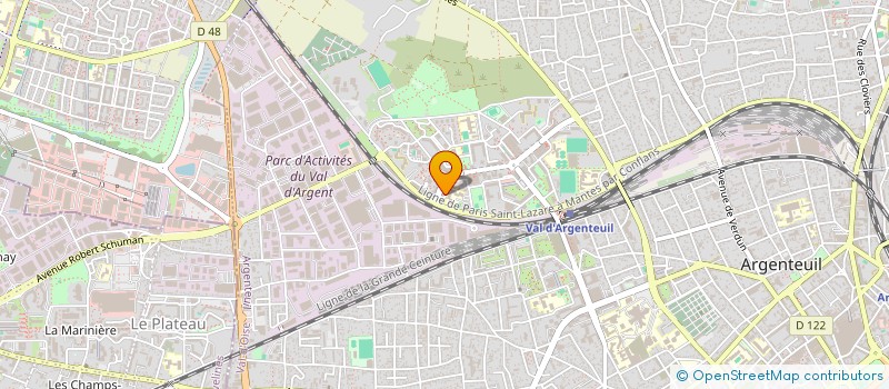 localisation de l'entreprise MONSIEUR AHMED MESTOUR  ARGENTEUIL