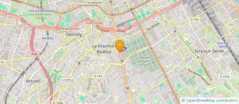 localisation de l'entreprise MONSIEUR AHMED MEZIANI  LE KREMLIN-BICETRE