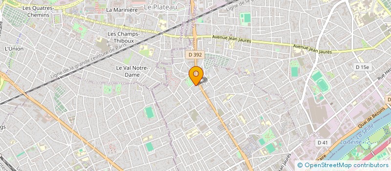 localisation de l'entreprise MONSIEUR AHMED MIHOUB  BEZONS