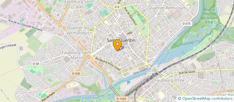 localisation de l'entreprise MONSIEUR AHMED MILIANI à SAINT-QUENTIN