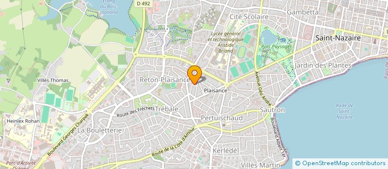 localisation de l'entreprise MONSIEUR AHMED MOATAZ  SAINT-NAZAIRE