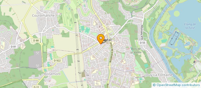 localisation de l'entreprise MONSIEUR AHMED MOHAMED  VAUREAL