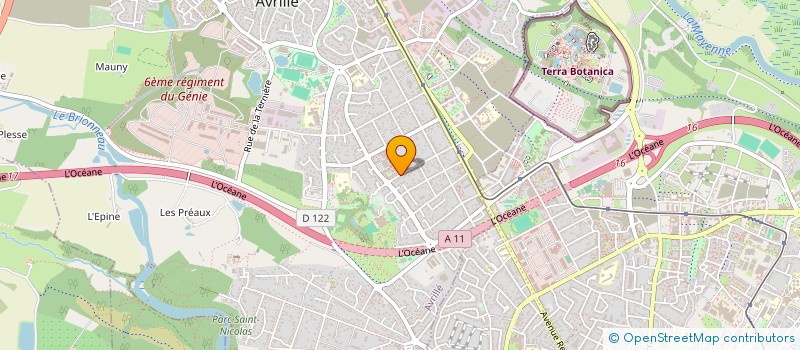 localisation de l'entreprise MONSIEUR AHMED MOHAMED ALI  AVRILLE